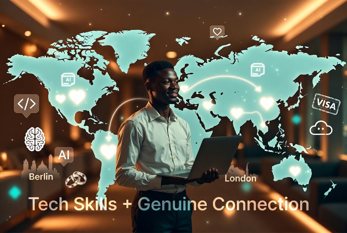 Tech skills enhancing attractiveness for genuine international marriage and relocation to Europe or North America in 2026